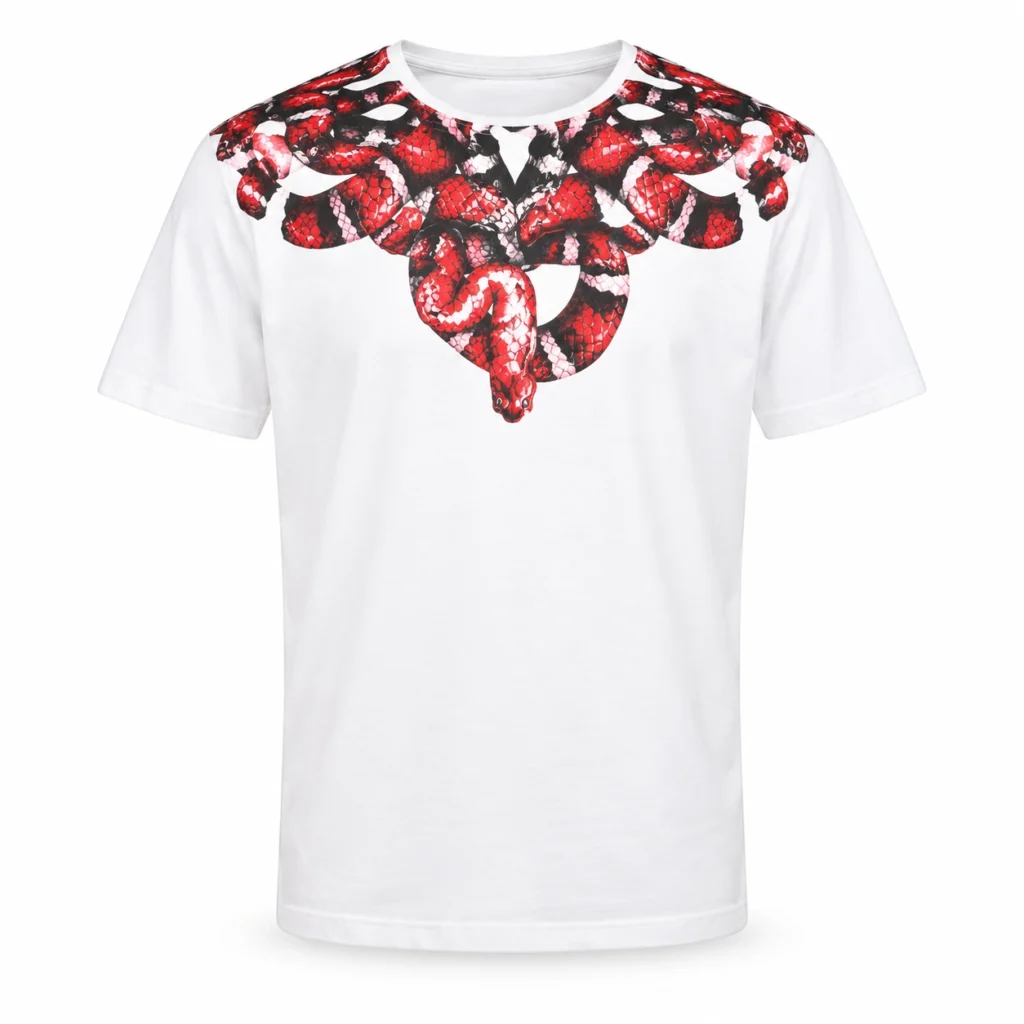 COUNTY OF MILAN TSHIRT — WHITE/RED — Front