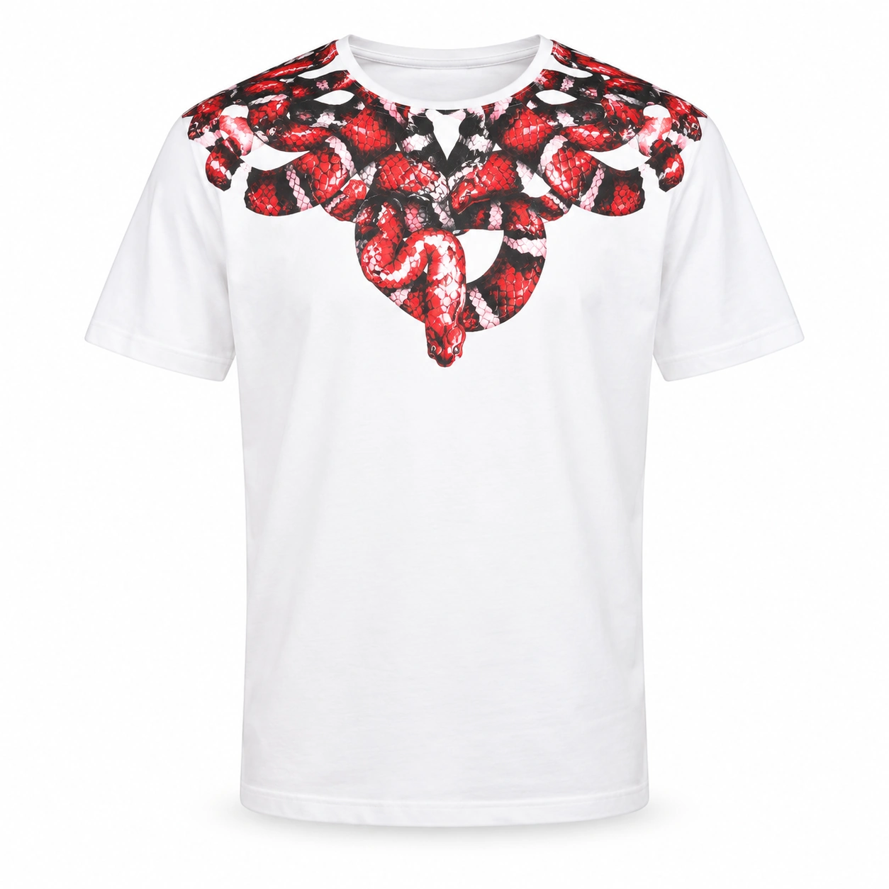 COUNTY OF MILAN TSHIRT — WHITE/RED — Front