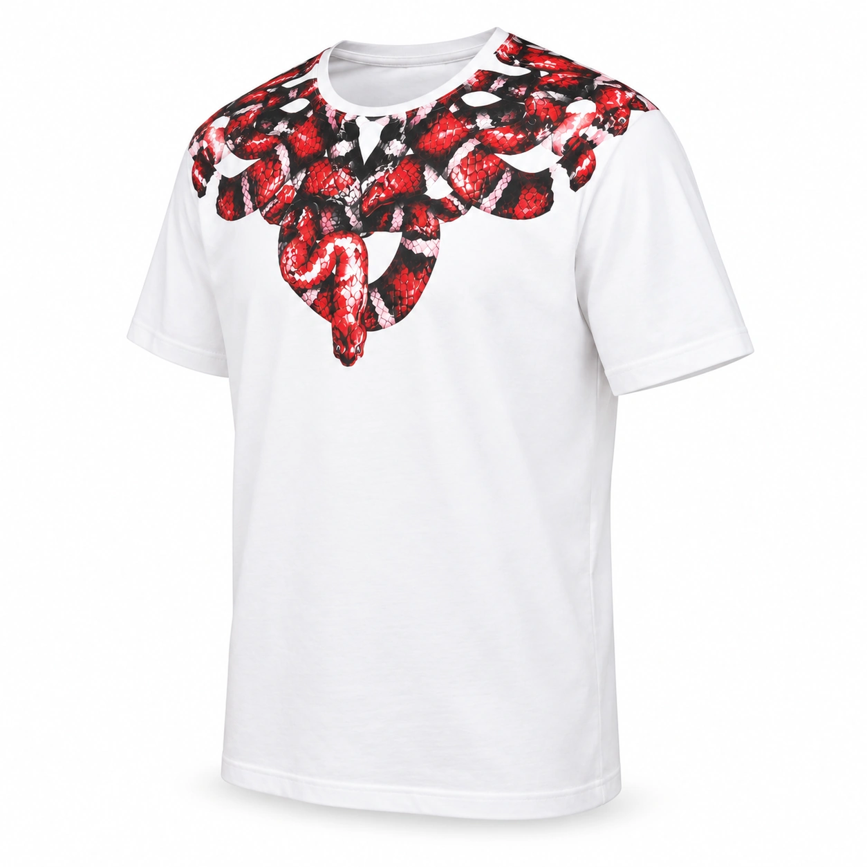 COUNTY OF MILAN TSHIRT — WHITE/RED — Angle