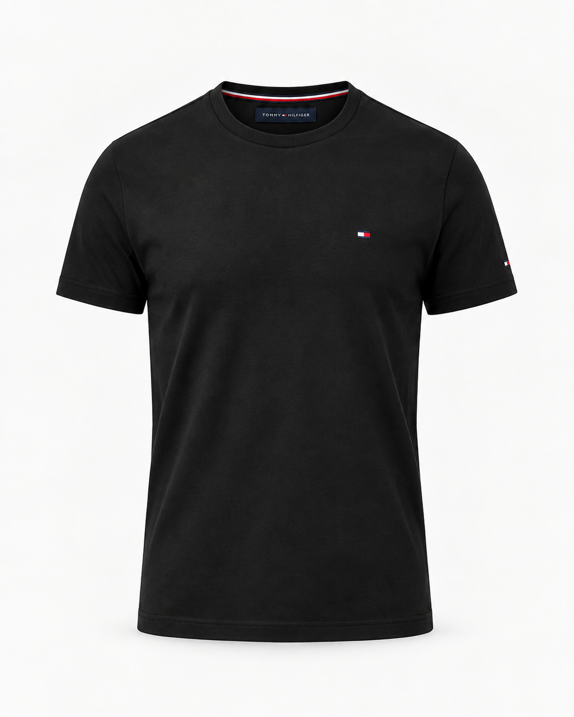 Tommy Hilfiger T-Shirt Essential nera, vista frontale