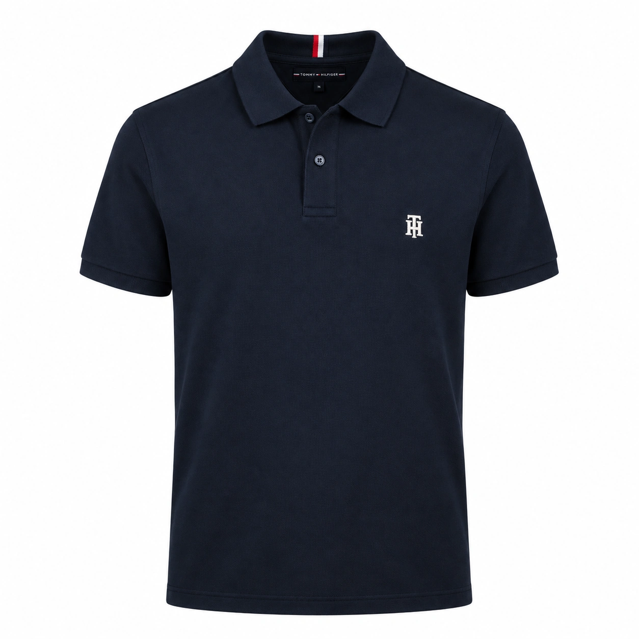 TOMMY HILFIGER POLO — BLUE — Front