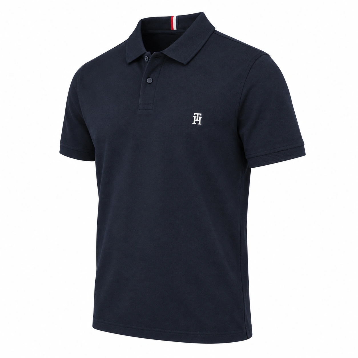 TOMMY HILFIGER POLO — BLUE — Angle