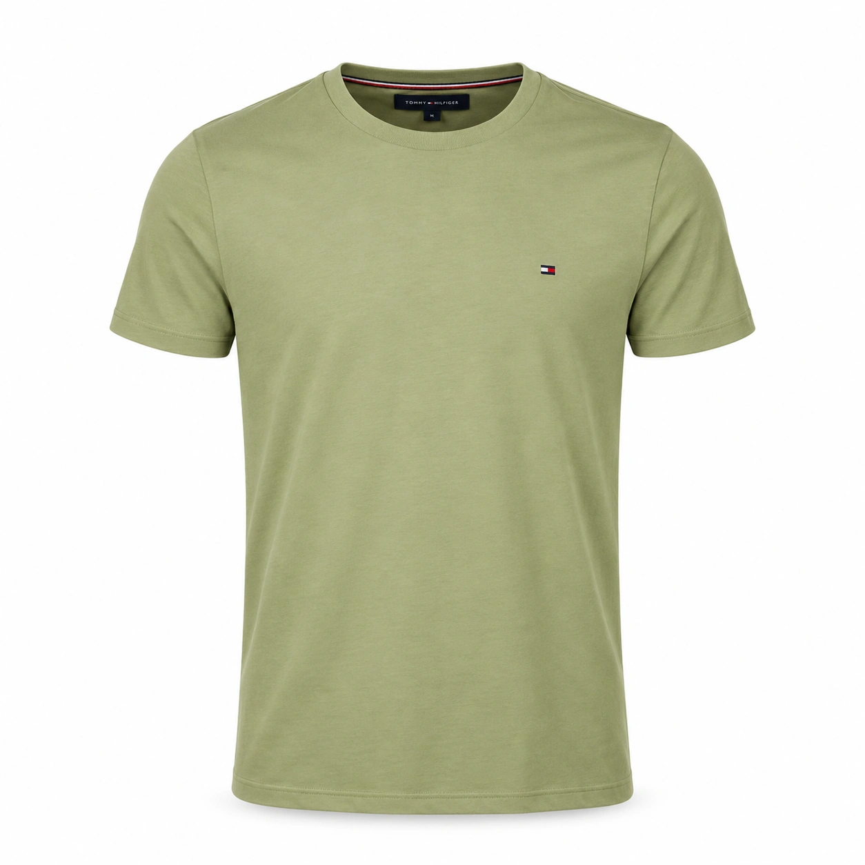 TOMMY HILFIGER TSHIRT — PISTACHIO GREEN — Front