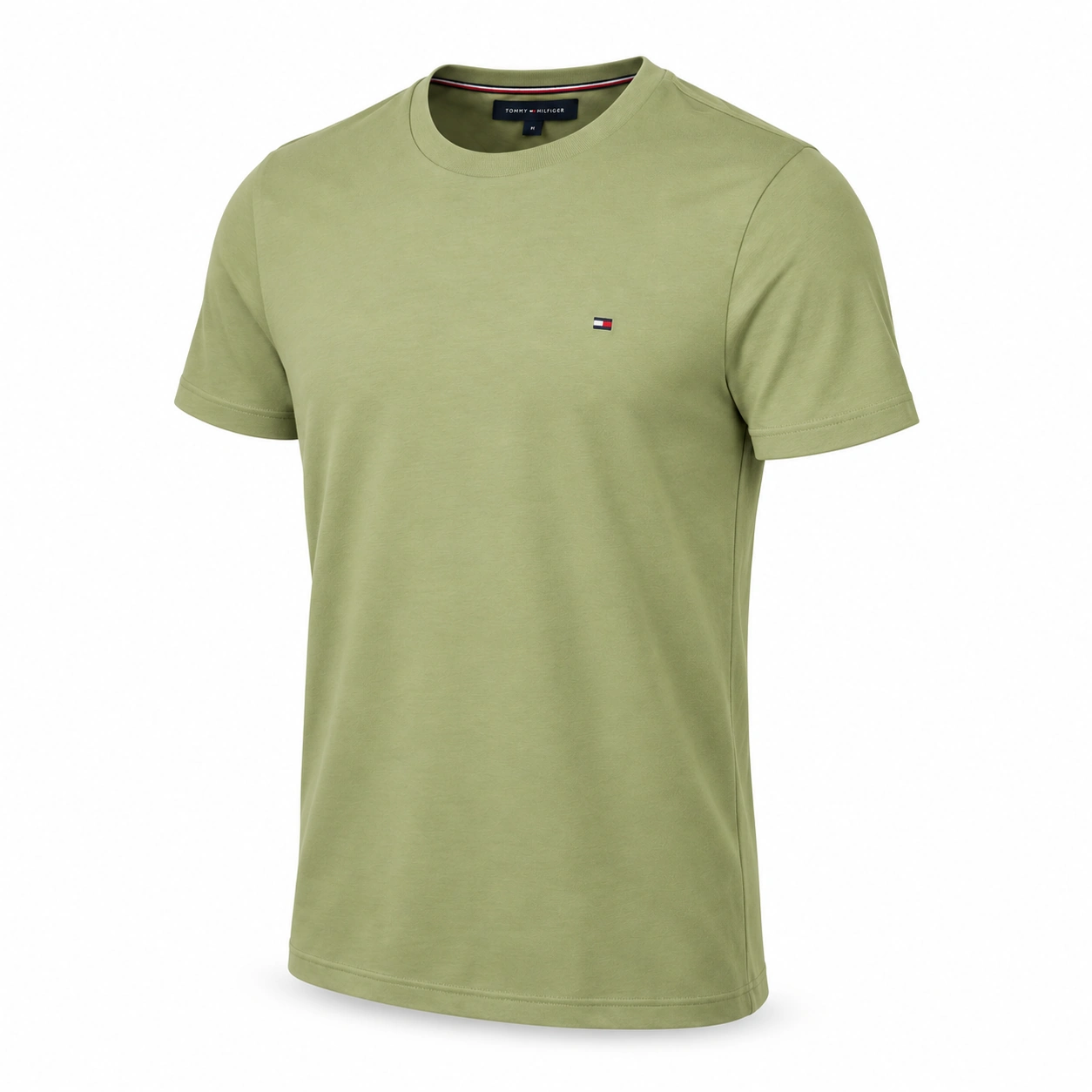 TOMMY HILFIGER TSHIRT — PISTACHIO GREEN — Angle